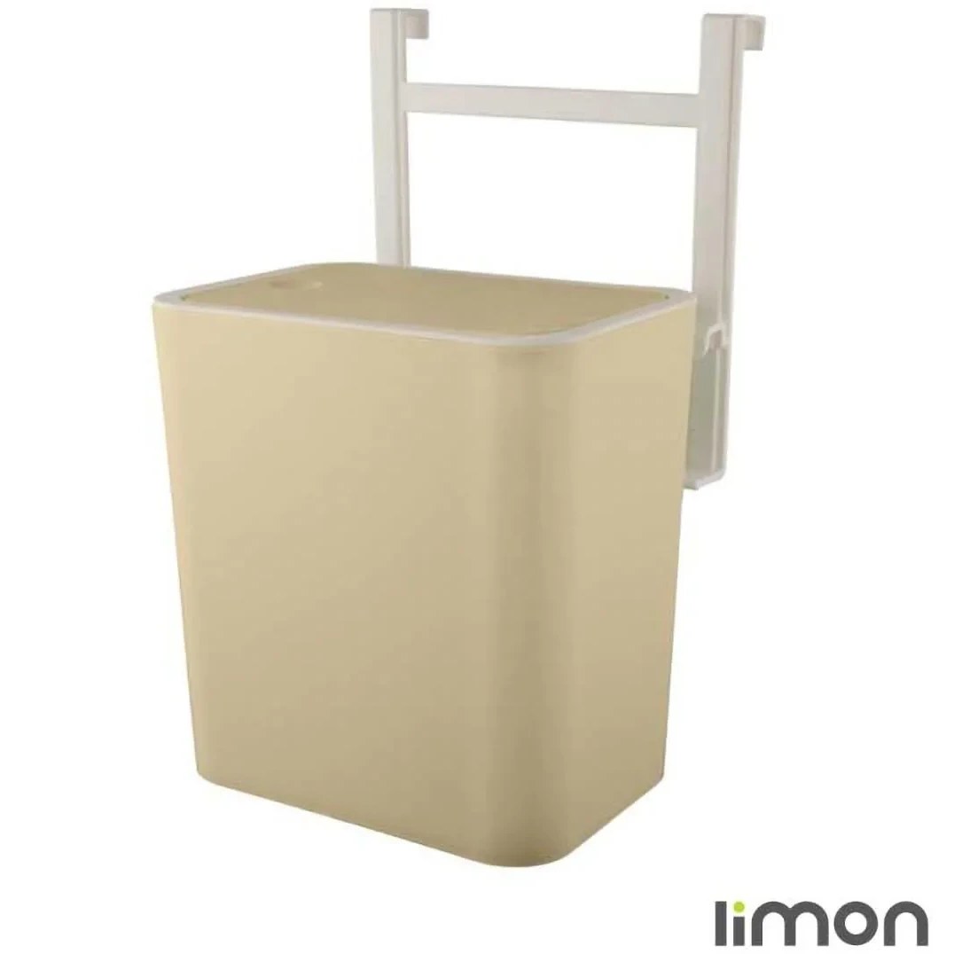 سطل زباله کابینتی لیمون مدل 1514 Touch در سه رنگ طوسی _موکا_وانیلی