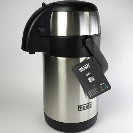 فلاسک پمپی استیل 2500 میل نیکولو Nicolo