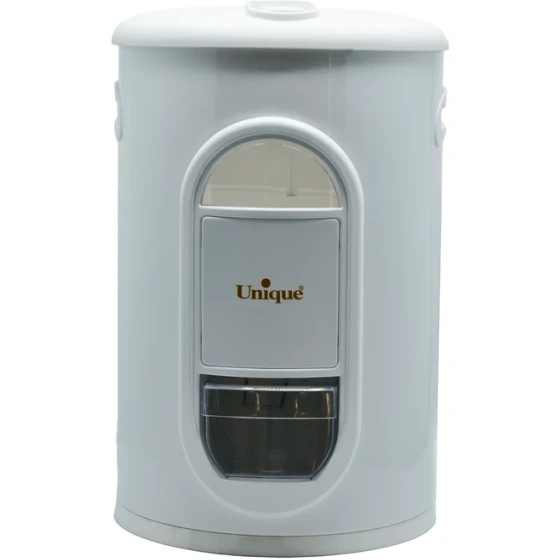 سطل برنج یونیک مدل UN-4140 ظرفیت ۱۰ کیلوگرم پیمانه‌دار_سفید