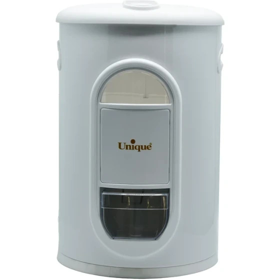 سطل برنج یونیک مدل UN-4140 ظرفیت ۱۰ کیلوگرم پیمانهدار_سفید