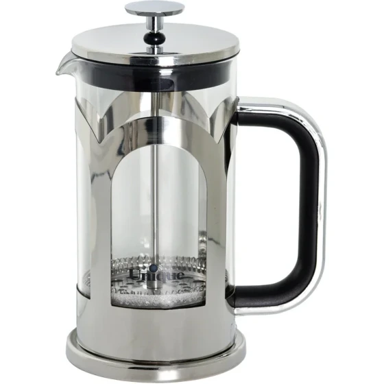 فرنچ پرس یونیک پیرکس با گارد استیل مدل UN-3009 ظرفیت ۶۰۰ میلی لیتر