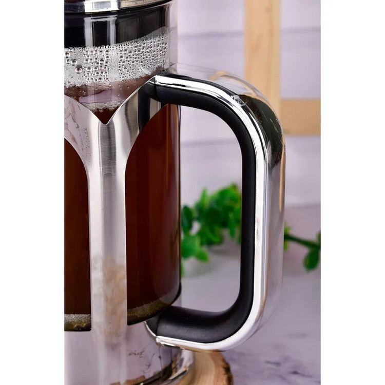 فرنچ پرس یونیک پیرکس با گارد استیل مدل UN-3009 ظرفیت ۶۰۰ میلی لیتر
