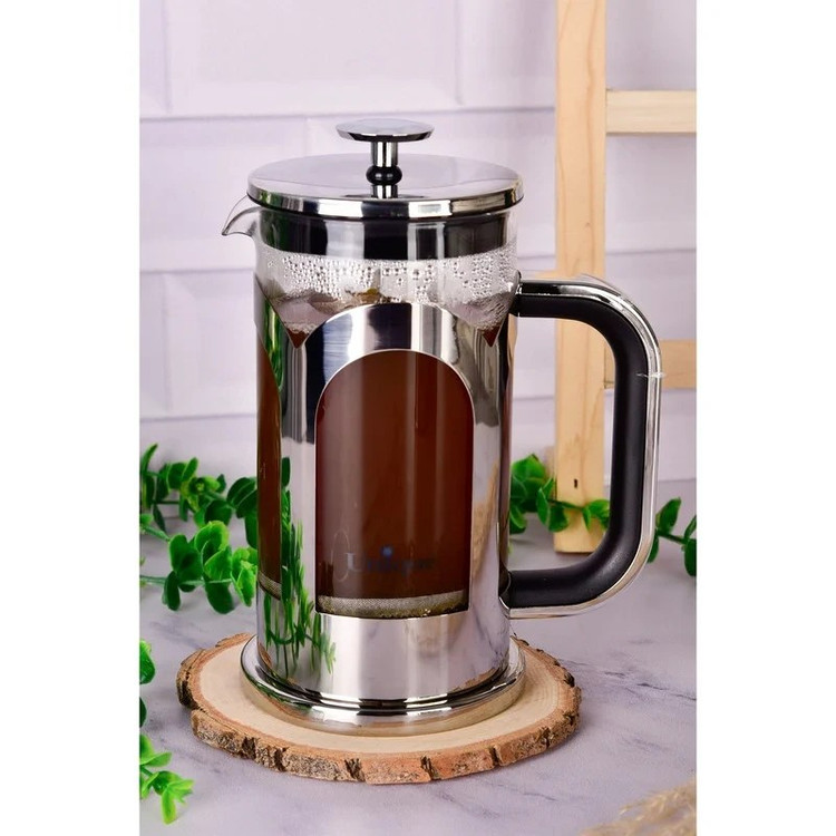 فرنچ پرس یونیک پیرکس با گارد استیل مدل UN-3009 ظرفیت ۶۰۰ میلی لیتر
