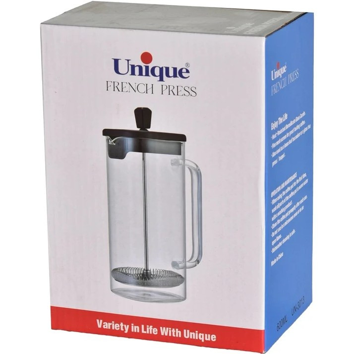 فرنچ پرس یونیک مدل UN-3013 ظرفیت ۶۰۰ میلی لیتر
