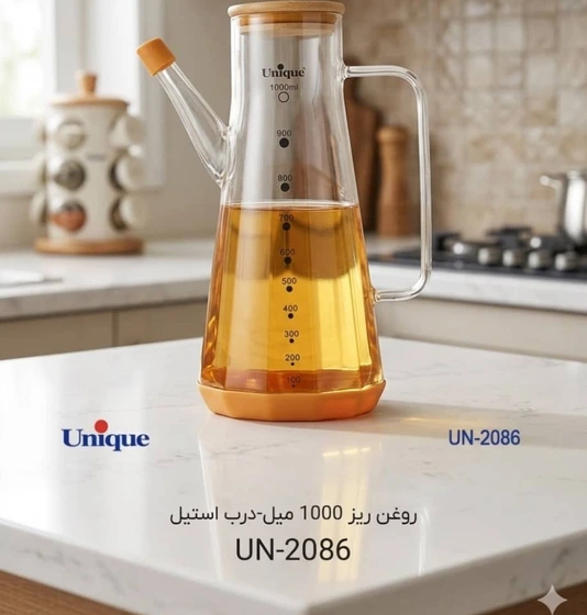 روغن ریز یونیک Unique درب بامبو 1000 میل کد UN-2086