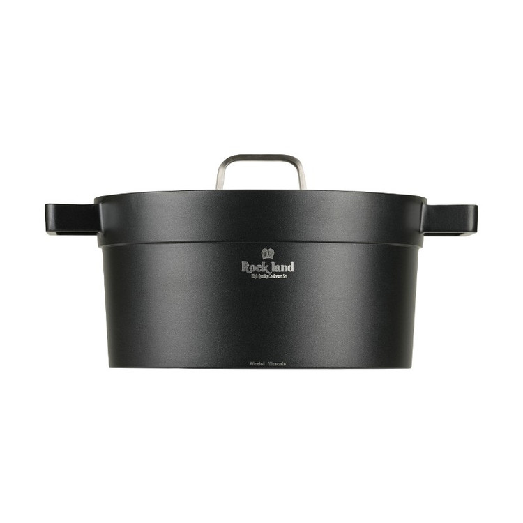 قابلمه تک چدن گرانیت سایز 16 راکلند طرح آلمان مدل تمیس _جدیدترین طرح با قپه استیل ضخیم